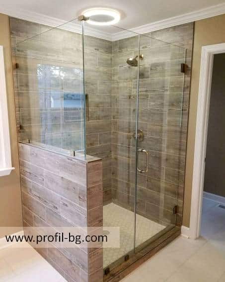 Glass shower cabin and glass shower enclosure 10