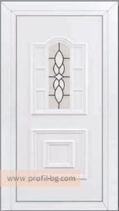 Front doors with decorative thermo panel 24