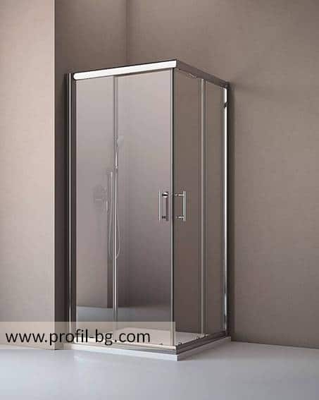Glass shower cabin and glass shower enclosure 50