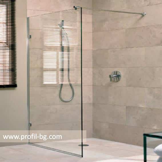 Glass shower cabin and glass shower enclosure 52