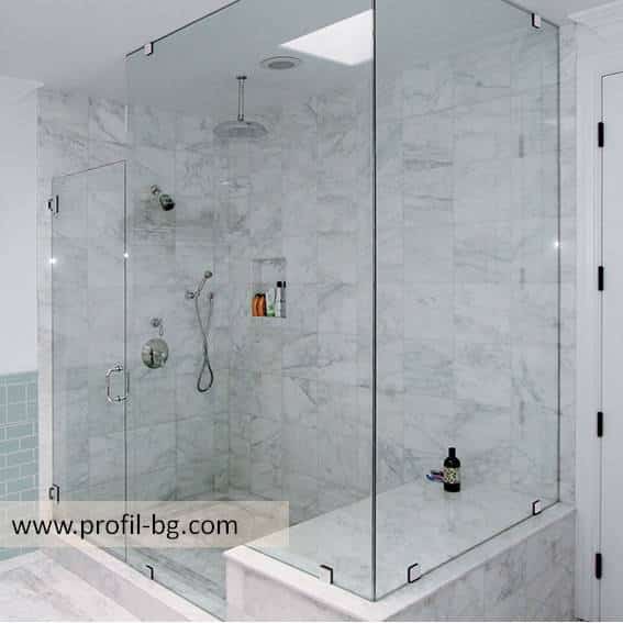 Glass shower cabin and glass shower enclosure 4