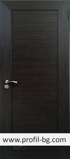 aluminium door in wood decors Aluminium doors 7