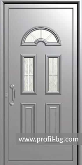 Front doors with decorative thermo panel 7