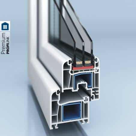 PVC window and door system PROFILINK 5