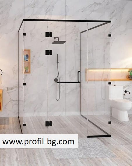 Glass shower cabin and glass shower enclosure 81