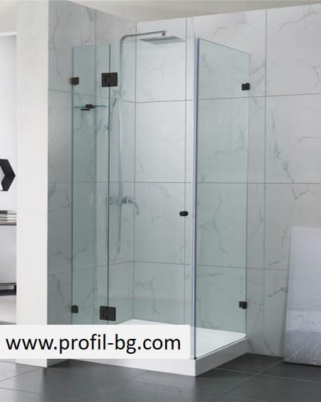 New colors of hardware for glass shower cabin 5