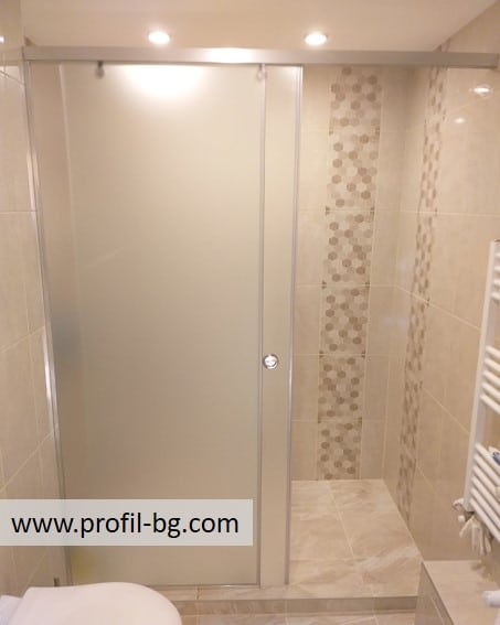 Glass shower cabin and glass shower enclosure 74