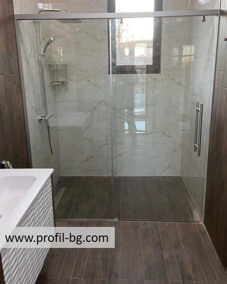 Glass shower cabin and glass shower enclosure 83