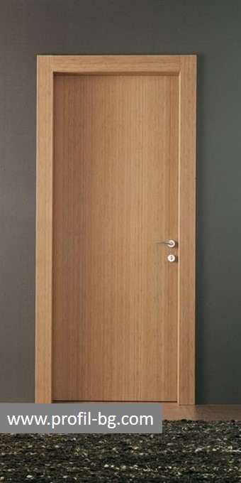 Алуминиева врата за баня с декоративна MDF каса и обличане от вън - Двулицева за баня 5
