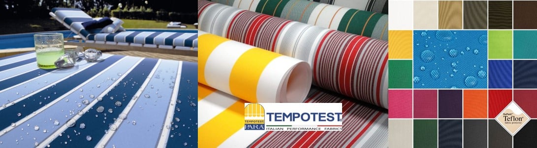 Италиански плат Тempotest с Dupont водоустойчиво покритие Сенници и тенти 2